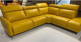 FEROE Angle terminal 100% Cuir Relaxation avec têtières Electrique (en option) ou Fixe