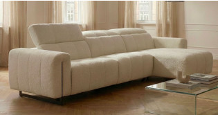 TEMPETE Angle Méridienne tissu Relaxation Electrique (en option) ou Fixe