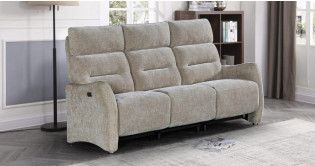 SOLEIL canapé tissu avec relaxations électriques - en stock -