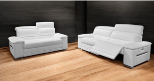 RAFALE Canapé relaxation électrique 100% Cuir