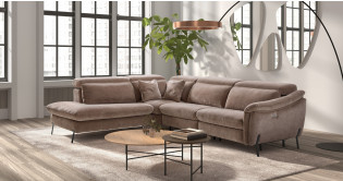 THAIS Angle Tissu relaxation électrique ou assise coulissante manuelle (en option)